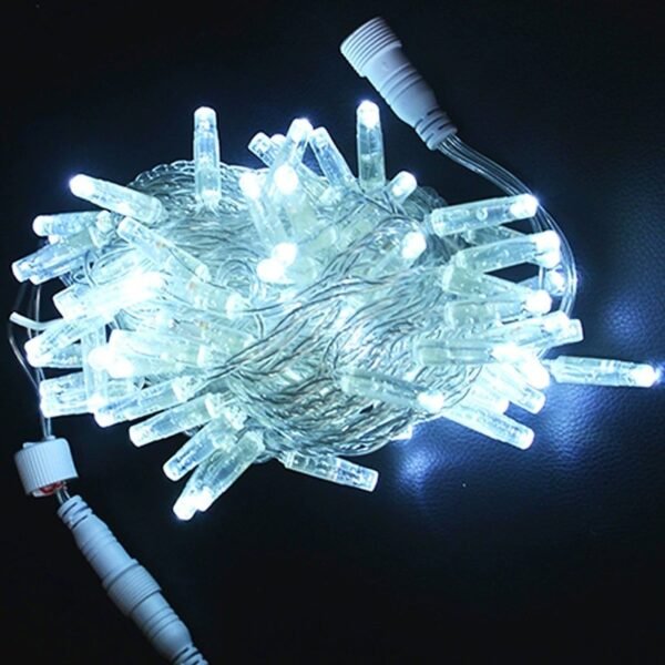 Ice white IP65 LED string lights for Christmas and winter decoration