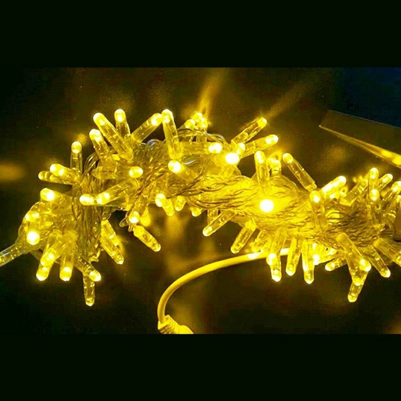 Golden yellow IP65 LED string lights for event and venue decoration